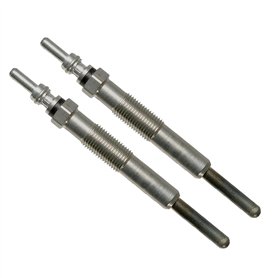 (Lot de 2) Bougie de préchauffage compatible avec SOLENZA CLIO 2 KANGOO SCENIC TRAFIC SAMURAI 1