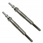 (Lot de 2) Bougie de préchauffage compatible avec SOLENZA CLIO 2 KANGOO SCENIC TRAFIC SAMURAI 1,9 D D55 D65 (Avec Type Moteur F8
