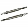 (Lot de 2) Bougie de préchauffage compatible avec SOLENZA CLIO 2 KANGOO SCENIC TRAFIC SAMURAI 1,9 D D55 D65 (Avec Type Moteur F8