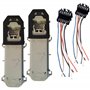 (Lot de 2) Prise Réparation Faisceau Connectique avec Fiche Electrique + Platine pour Feux Arrière Gauche ET Droit compatible av
