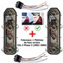 (Lot de 2) Prise Réparation Faisceau Connectique avec Fiche Electrique + Platine pour Feux Arrière Gauche ET Droit compatible av