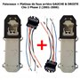 (Lot de 2) Prise Réparation Faisceau Connectique avec Fiche Electrique + Platine pour Feux Arrière Gauche ET Droit compatible av