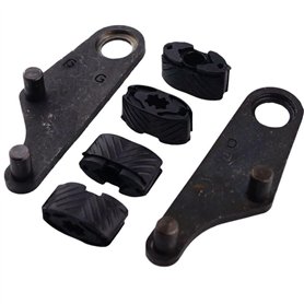 Kit de Réparation pour Mécanisme Toit Ouvrant Pattes Métalliques et Clips Agrafes 6 Pièces compatible pour SCENIC II MEGANE II -