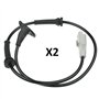 Partsline (Lot de 2) Capteur ABS Vitesse de Roue Avant compatible avec C4, DS4, DS5, 3008, 307, 308, 5008, RCZ - 4545C1 4545F5 4