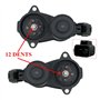 (Lot de 2) Moteur Électrique Étrier de Frein à Main Arrière Gauche ET Droit 12 Dents compatible pour FLUENCE GRAND SCENIC III SC