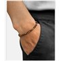 Bracelet en Pierres Naturelles véritables Oeil de tigre Perles de taille 4MM Pierres fines et Précieuses Bracelet Homme Bijoux H