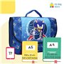 mybagstory Cartable Sonic Enfant – Sac à Dos École Primaire Garçon – Grand Format 33x38x12 cm – Confort Rembourré – Idéal CP CE1