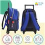 mybagstory - Sac à Dos à roulettes Pokémon Pikachu – Trolley Enfant 42x31x18 cm – 2 Compartiments – Sac école Maternelle ou Prim