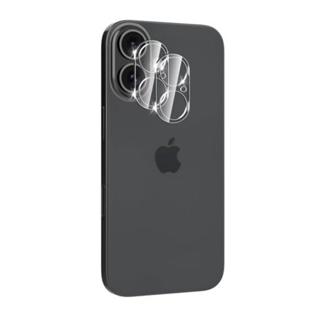 HQ-CLOUD® Lot de 2 Protection Objectif Caméra Arrière en Verre Trempé Pour iPhone 16 (6