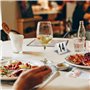 Scicalife 10 Pcs en Acier Inoxydable Tente Style Table Numéro Carte De Mariage Table Numéro Plaque Restaurant Table Numéro Signe