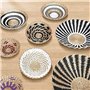 GFYWZ Lot de 3 paniers muraux décoratifs tressés suspendus bols décoratifs naturels, paniers plats tissés, paniers muraux en jon