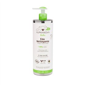 Alphanova - Eau nettoyante bio - au lys et à l'aloe vera bio - 500ml