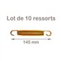 Kangui Lot de 10 Ressorts Gold 145mm pour Trampoline de Jardin
