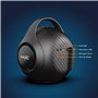 R-MUSIC – DUOLED – Enceinte RGB sans Fil avec 2 micros Karaoké – Ports AUX/Micro SD/USB, 11 Jeux de lumières, 2 micros Inclus, S