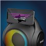 R-MUSIC – DUOLED – Enceinte RGB sans Fil avec 2 micros Karaoké – Ports AUX/Micro SD/USB, 11 Jeux de lumières, 2 micros Inclus, S