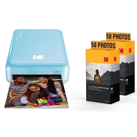 KODAK Pack Imprimante Photo Printer PM220 et 2 Cartouches MSC50 - Photos 5.4 * 8.6 cm