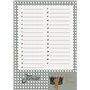Calendrier Anniversaires perpetuel - Cadeau Anniversaire Bloc 14 pages spirales - Calendrier sans année
