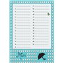 Calendrier Anniversaires perpetuel - Cadeau Anniversaire Bloc 14 pages spirales - Calendrier sans année