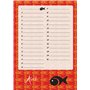 Calendrier Anniversaires perpetuel - Cadeau Anniversaire Bloc 14 pages spirales - Calendrier sans année