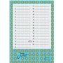 Calendrier Anniversaires perpetuel - Cadeau Anniversaire Bloc 14 pages spirales - Calendrier sans année