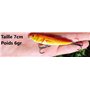Leurre Stickbait 7cm 6gr – Pêche Carnassier Eau Douce – Leurres de Surface Réalistes pour Perche, Black Bass et Truite (Surface 