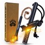 Kit Firesteel XXL - Pierre à Feu de Survie - Barre Magnésium Tendre de qualité 12mm - 20 000 utilisations - Amadou Inclus + Para