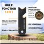 Kit Firesteel XXL - Pierre à Feu de Survie - Barre Magnésium Tendre de qualité 12mm - 20 000 utilisations - Amadou Inclus + Para