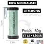 Porte Vignette Assurance Moto Discret 5x2cm (2024) ✯Marque FRANÇAISE✯ Porte Assurance Moto Equipement Accessoire Moto Scooter Mo