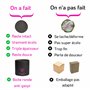 Coton Demaquillant Lavable réutilisables | Lingette Triple couche en Charbon de Bambou Végétal | Sac à linge Zéro Déchet | 18 Li