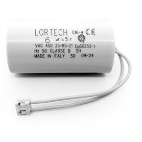 Condensateur 6uF/6µF pour moteur Bubendorff avec connecteur