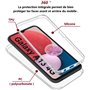 COQTEL® Coque pour Samsung Galaxy A13 4G étui 360° Housse Transparente Double Protection intégrale en Silicone TPU Antichoc