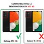 COQTEL® Coque pour Samsung Galaxy A13 4G étui 360° Housse Transparente Double Protection intégrale en Silicone TPU Antichoc