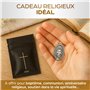 Viatheo Authentique Médaille Miraculeuse de la Vierge Marie – Bijou Religieux Catholique en Argent pour Femme & Homme – Pendenti