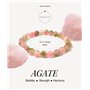 Maison Dianie Braelete en Pierre Naturelle 8MM Pierres précieuses Elastique Bracelet Perle homme et femme Protecion Healing Ener