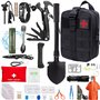 Kit Survie Complet Trousse Premier Secours Militaire Guerre nucléaire Équipement Camping Randonnée Sac 72h Catastrophe Multifonc