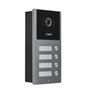 Visiophone pour immeuble 4 Boutons avec Lecteur de Badge RFID intégré