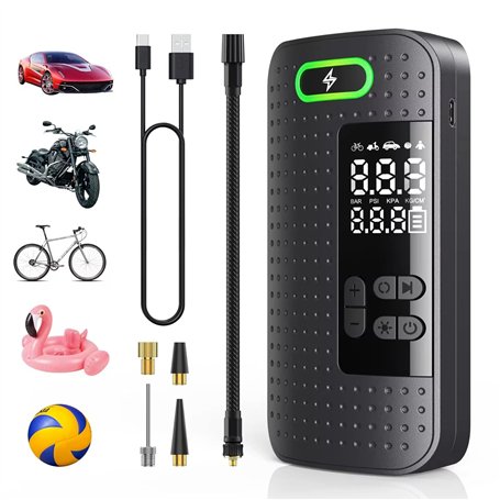 jixa Gonfleur de Pneus Portable