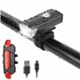 Lumière Avant Arrière Vélo Rechargeable USB - LED 400 Lumens