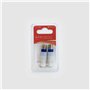 D-Home - 2 Fiches coaxiales mâle + femelle 9.52 mm - plastique - Connecteurs Splitters Fiches Prises Adaptateurs Coaxiaux pour A