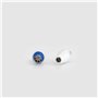 D-Home - 2 Fiches coaxiales mâle + femelle 9.52 mm - plastique - Connecteurs Splitters Fiches Prises Adaptateurs Coaxiaux pour A