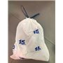 PROTEC&CO Sac Poubelle 15L Le Seul 4 en 1 Du Marché : Ultra Résistant Anti Bactérien Anti Odeurs Poignées Coulissantes Spécial S