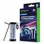 Capsule CY1 © | Support Porte Vignette Contrôle Technique ou Assurance Moto | Tube Cylindrique Etanche Noir Alu | Aussi pour Sco