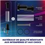 Capsule CY1 © | Support Porte Vignette Contrôle Technique ou Assurance Moto | Tube Cylindrique Etanche Noir Alu | Aussi pour Sco
