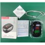 Oxymètre de Pouls de Doigt Professionnel Ecran LED Moniteur Portable Mesure la Saturation Oxygène Utilisation Domestique pour Fi