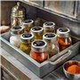 Écriture Blanche – 105 Autocollants Cuisine Étanches – Étiquettes Autocollantes B