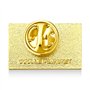 Pins Drapeau Italien Doré en Métal Émaillé pour Vêtements | Broche Élégante Italie | Accessoire Patriotique | Pin's Souvenir Nat