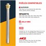 Bougie poêle à Granulé MCZ/Superior/Piazzetta/Jolly Mec/RED/Interstoves/Invicta/Freepoint/SKIA/Kausiflam (140/150mm - 280W - fil