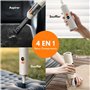TINALO Aspirateur de Table sans Fil 17000PA 4 en 1- Aspirateur Voiture Puissant et Aspirateur à Main Rechargeable | Mini Aspirat