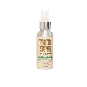 Defence Max - Tiger Repel | Spray Anti-Moustiques Tropical | Répulsif avec Citriodiol & Lavande | Flacon Aluminium Éco-Responsab