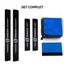 ODOKIT Seuil De Protection Fibre De Carbone Noir - Compatible avec Volvo XC60 XC40 XC90 V60 V40 - Accessoires 4 Pièces - Facile 